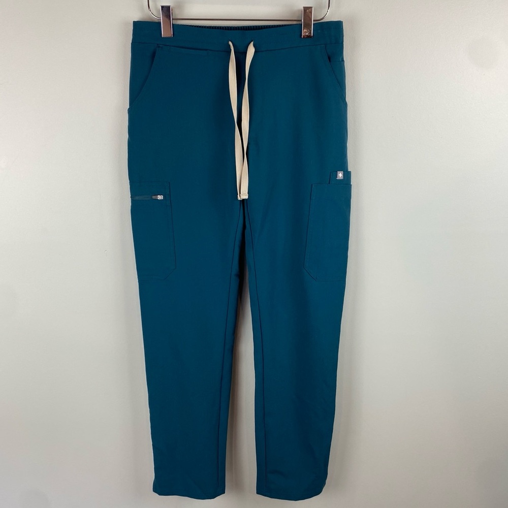 Women’s Figs Technical Collection Indigo Blue Scrub Pants #TW200R size XS